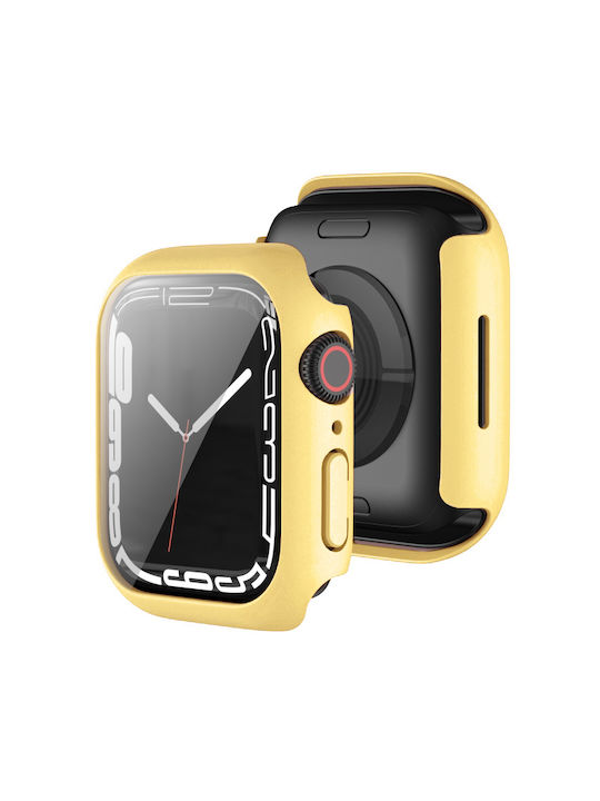 Hard Frame Πλαστική Θήκη σε Κίτρινο χρώμα για Apple Watch 45mm Hard Frame Πλαστική Θήκη σε Κίτρινο χρώμα για Apple Watch 45mm