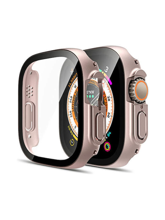 Watch Plastic Case in Rose Gold color for Apple Watch 49mm