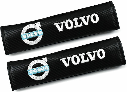 Комплект Възглавнички за Колан “volvo” 2 Броя Oem – Черен Карбон