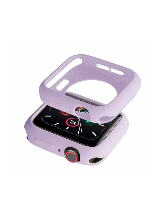Silicone Case in Purple color for Apple Watch Series 2/3/4/5 44mm