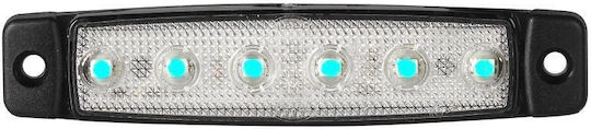 Фенер за обем 6 LED Син 560-0.08 24V Dasteri
