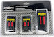 Car Pedal Set Non Slip Universal Aluminum Black 3pcs