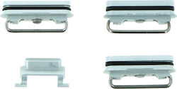 Πλαϊνά Κουμπιά Power Volume Mute Buttons Keys Iphone 6s Plus Silver