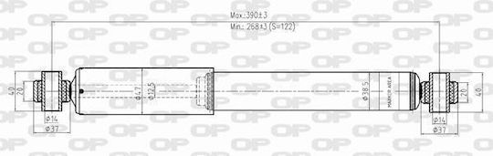 Open Parts Αμορτισέρ 1τμχ για Mercedes-Benz Viano