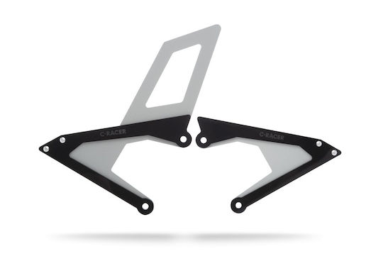 C-Racer Motorcycle Footpeg Protectors KTM 390 Adventure Black