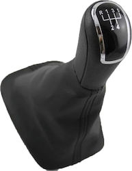 Leather Luxe Shift Knob with Bubble for Skoda Fabia Black
