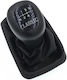 Leather Luxe Shift Knob with Bubble for Honda e Black