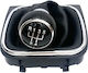 Leather Luxe Shift Knob with Bubble for Volkswagen Golf Black