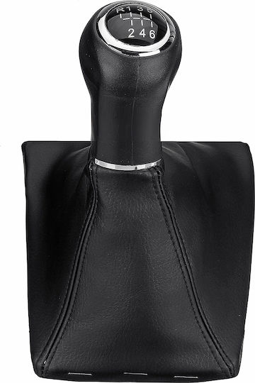 Leather Luxe Shift Knob with Bubble for Opel Corsa Black