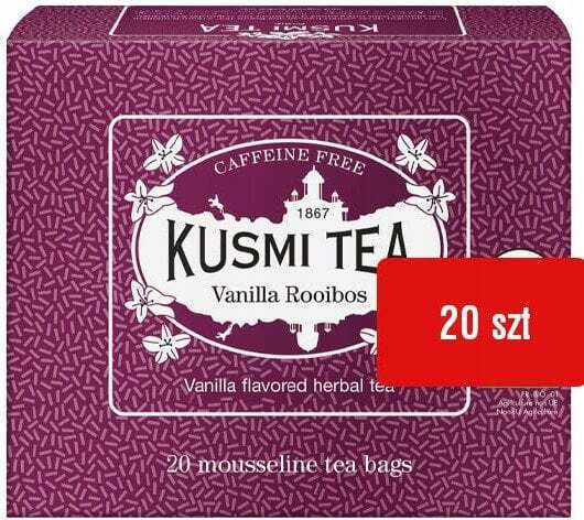 Kusmi Tee Bio-Vanille Rooibos Tee 20 Taschen