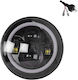 Round Waterproof Car Headlight LED 12 / 24V 40W 12.7cm with White Lighting 1 Piece