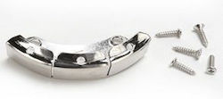 Metallic Foot Peg Protection Kit Moose Racing Silver