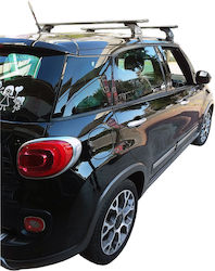 Nordrive Μπάρες Οροφής Αλουμινίου για Fiat 500L (Σετ με πόδια)