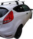 Nordrive Aluminum Car Roof Bars for Ford Fiesta 3D 2008-2017 Set with Roof Rack Legs MΠ.FFIESTA.20