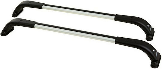 Hermes Aluminum Car Roof Bars Set for Mitsubishi Lancer 5D 2008+ with Roof Rack Legs and Lock