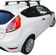 Nordrive Metallic Car Roof Bars for Ford Fiesta 3D 2009>2017 Set with Roof Rack Legs MΠ.FFIESTA.35