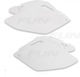 Honda Motorcycle Side Plastic White 1pcs