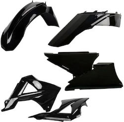 Motorrad Kunststoff-Set Schwarz 1Stück
