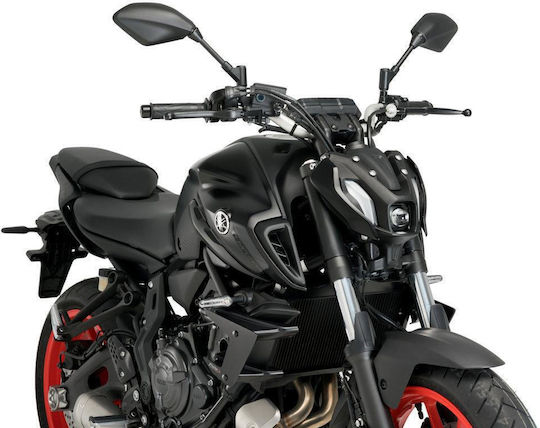 Puig Motorcycle Side Plastic for Yamaha MT-07 Black 1pcs