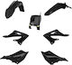 Cycra Set de Piese din Plastic pentru Motocicletă pentru Yamaha YZ 125 / YZ 250 - YZ 250 Negru 5buc