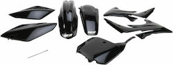UFO Σετ Πλαστικά Μοτοσυκλέτας για Honda CRF 150 Μαύρο