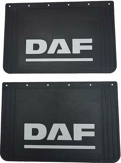 Автомобилни Калници Релефни Daf 60 См X 40 См Черни Бели Релефни 2 Бройки