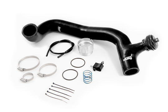 Forge Motorsport Car Open Type Blow Off Valve Kit for Ford Fiesta Black
