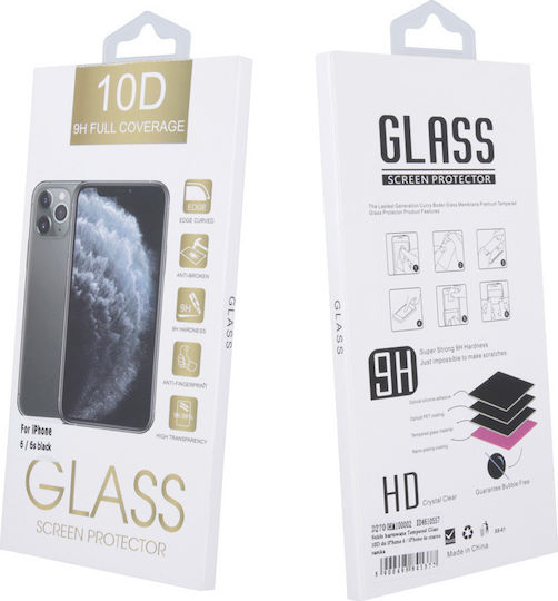 Tempered Glass Μαύρο (Motorola Moto G10, Moto G10 Power, Moto G30)