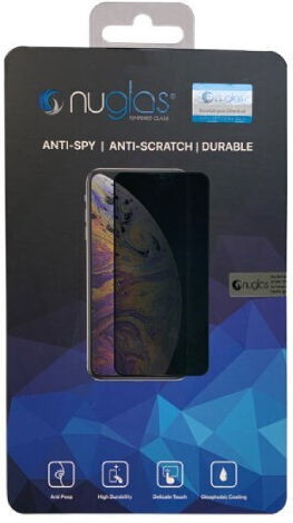 Nuglas 5D Privacy Full Face Tempered Glass (iPhone 12 / 12 Pro)