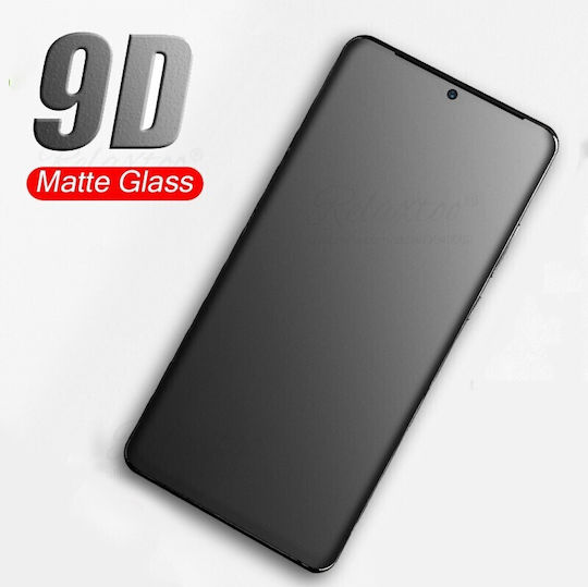 Matte Full Face Tempered Glass Black (Samsung Galaxy Note 10 Lite)