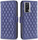 Binfen Diamond Lattice Back Cover Magnetic Blue for Poco F5 / Redmi Note 12 Turbo
