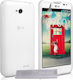 YouSave Accessories Back Cover Silicone Set with Glass Transparent (LG L70)