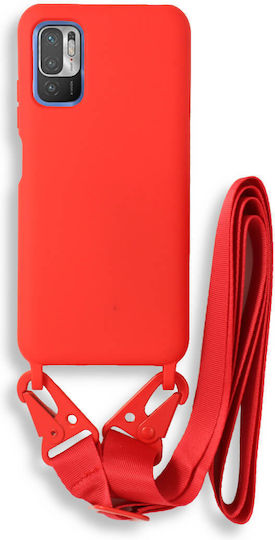 Bodycell Back Cover with Strap Red (Galaxy Note 10OnePlus 10T)