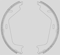 Bremsbacken-Satz Für Volvo XC 90 02 Bremsbacken-Satz Für Volvo XC 90 02