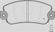 Brake Pads Fiat Panda 141a 1100 Trekking 4x4