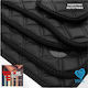 Mitsubishi Eclipse Cross 2018-2023 Techno-leather Cube Black with Gray Embroidery Eclipse Cross Set of 4 Pieces