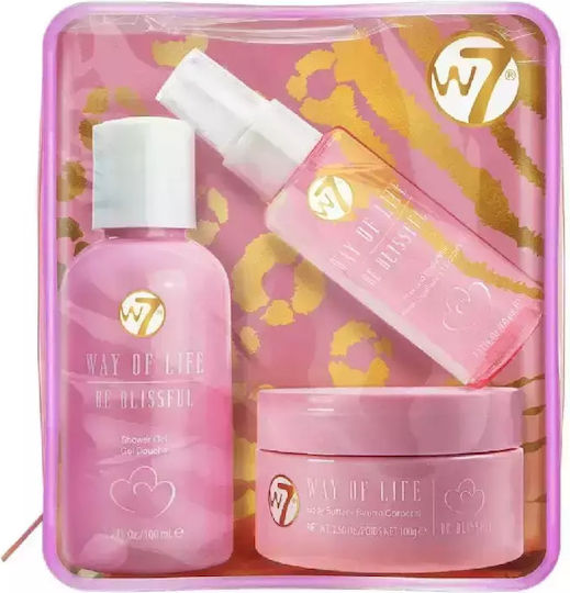 W7 Cosmetics Vay-Cay Way of Life Be Blissful Travel Set for Moisturizing 3pcs