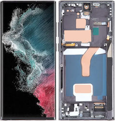 Touch Screen Display Samsung Galaxy S22 Ultra S908 S908b mit Rahmen Touch Screen Display Samsung Galaxy S22 Ultra S908 S908b mit Rahmen