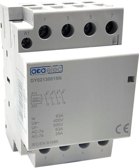 Aca Ρεле за фаза 63Спецификация с Напрежение 230V