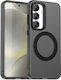 Techsuit Umschlag Rückseite Silikon Schwarz (Galaxy S23 FE)