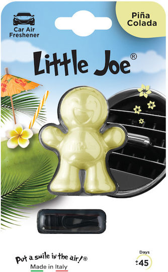 Cartech Car Air Freshener Air Vent Little Joe Pina Colada Yellow 00765