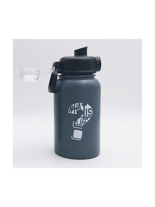 Uncle George Water Bottle Stainless Steel 900ml Gray
