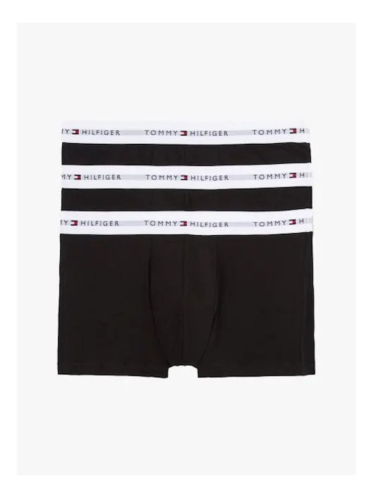 Tommy Hilfiger Slipuri pentru bărbați Negru 3Pa...