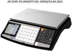 Aclas Ps6d Ζυγαριά Λιανικής 30kg / 10gr