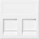 Kontakt-Simon Switch Cover in White Color KB76/9