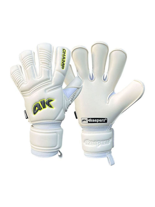 4Keepers Champ Carbo Γάντια Τερματοφύλακα Παιδικά Λευκά