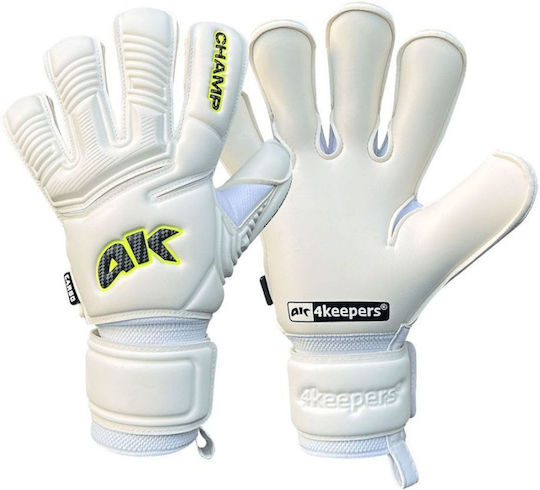 4Keepers Champ Carbo Γάντια Τερματοφύλακα Παιδικά Λευκά