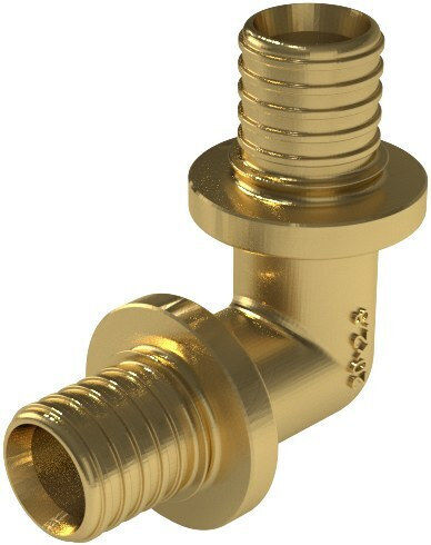 KAN-therm Γωνιακή σύνδεση σωλήνα Messing CJK820