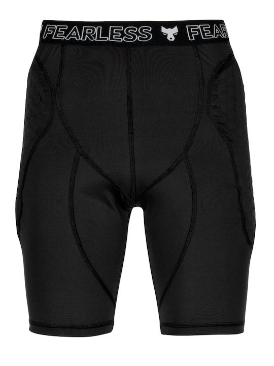 Fearless Goalkeepers Pantaloni scurti termici pentru barbati Negru
