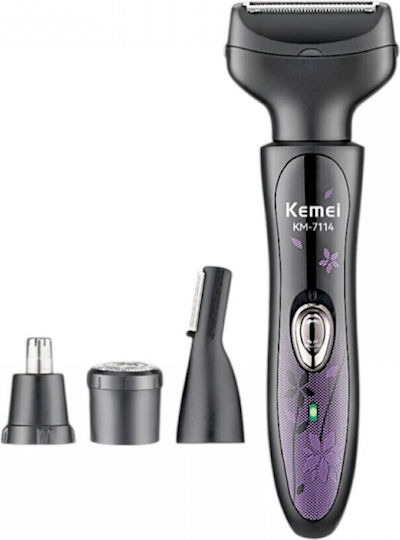 Kemei KM-7114 Електрическа самобръсначка За тяло / За лице